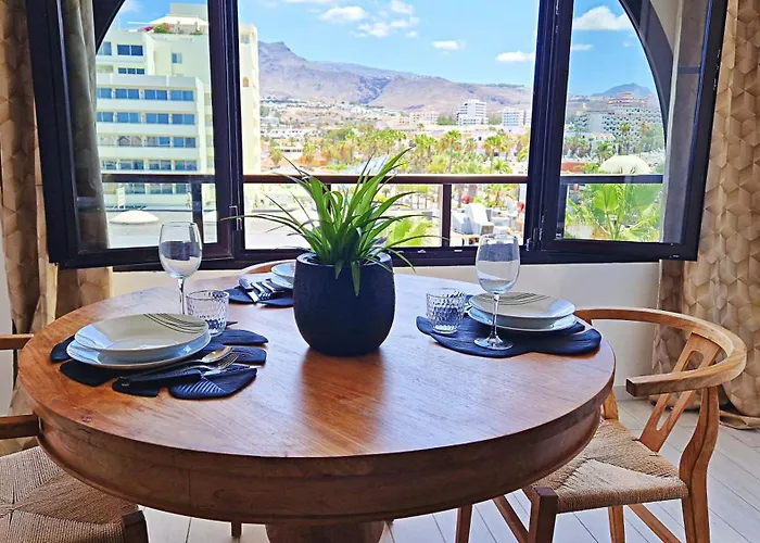 Parque Santiago Ii - Air Conditioning - Ocean View - 350mt From The Appartement Playa de las Américas